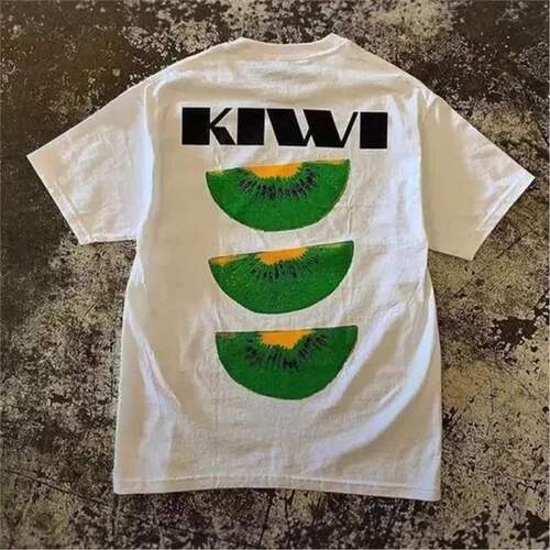 Summer Women Fruit Letter Pattern Printed T-shirts Y2k Haraj