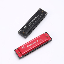 ✅钛金10孔金属口琴儿童创意音乐小学生玩具乐器演奏地摊跨境批发