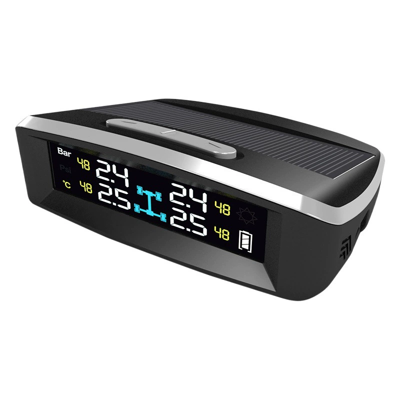 Солнечный автомобильный монитор давления в шинах универсальный солнечный датчик давления в шинах встроенный датчик давления в шинах в реальном времени TPMS