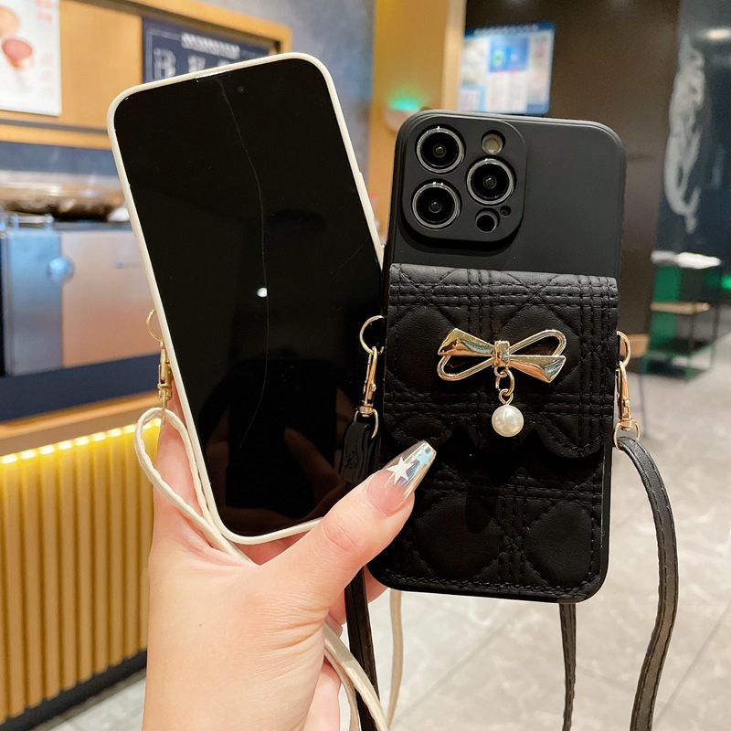 Luxury Protective Phone Case With Card Holder For Iphone Models_voghion.com