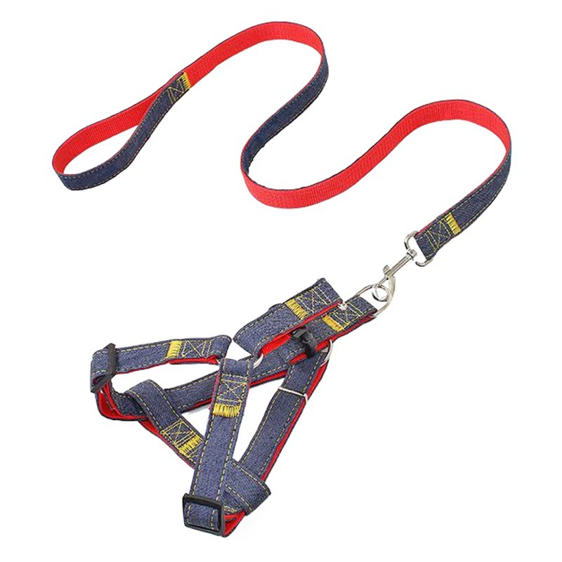 Оптовая грудная спина для собак, Тяговая веревка, большой и средний размер, набор шеи для маленьких собак, летний ошейник для выгула собак, поколение волос