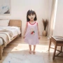 无袖夏季女孩女童家居裙