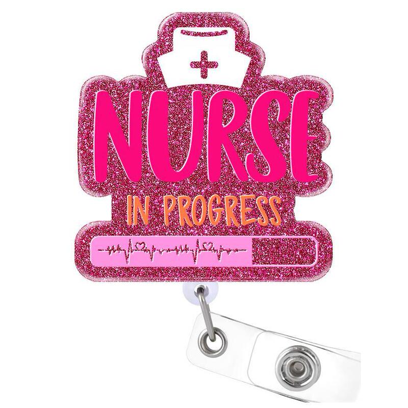 Nurse Badge Lanyard with Id Clip, Retractable, Fun and Interesting for Nurses, Nursing Students, and Teachers