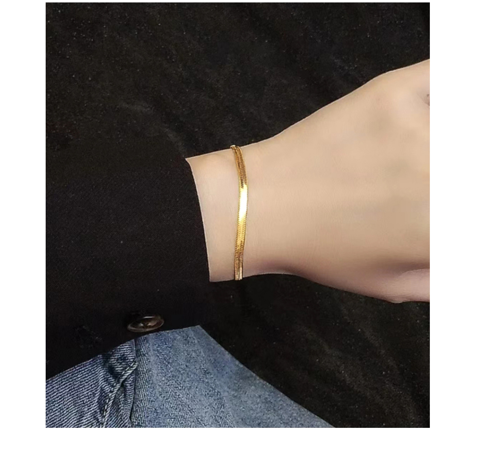 5g Weight Bracelets Classification 925 sterling silver Chain Material 1 Piece Quantity Holiday, Daily Occasion 925 Sterling Silver Material Geometric Pattern Women's Gender Plating Design Simple Style, Classic Style Style 925 Sterling Silver Bracelets Simple Style Classic Style 11