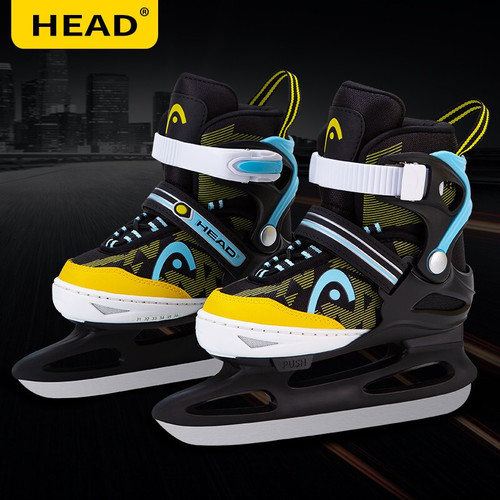 HEAD Heed Figure Skating Shoes Beginner Children's Adjustable Figure Skating Shoes Real Ice Skates Inline Skates Ball Blade Shoes 