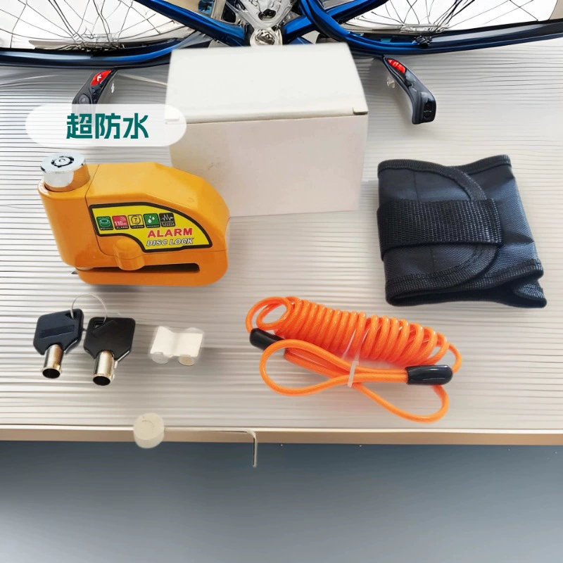Производитель поставляет противоугонный замок для дискового тормоза горного велосипеда, мотоцикла, электромобиля с функцией напоминания и ключом.