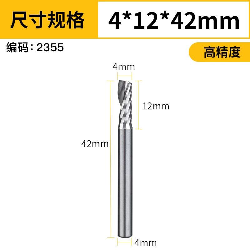 Acrylic drill PVC 3.175 мм, сталь вольфам/Tungsten steel
