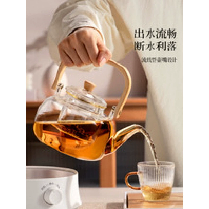 Glass teapot, tea set, new collection
