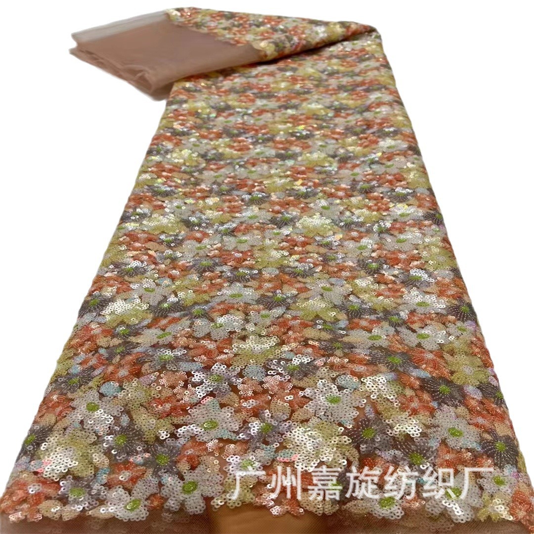 Nuevo lleno de red de encaje de lenteja verde primavera y verano estilo nacional pequeño vestido fresco cheongsam encaje JX4213