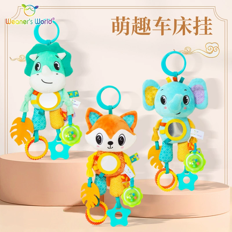 Weaner‘ world Plush toy for baby with animals, teether for bed, new collection