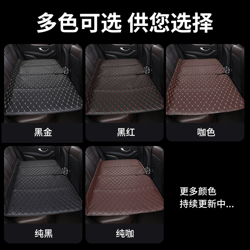 Foldable handheld children's inflatable mattress for traveling