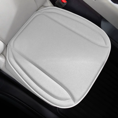 Four Seasons Pad molded car seat cushion, warm - seaweed-fiber-off-white-one-piece