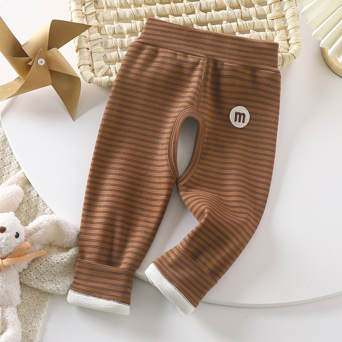 Pantalones infantiles de primavera, otoño, invierno, pantalones infantiles de cintura alta, pantalones leggings infantiles sin hueso