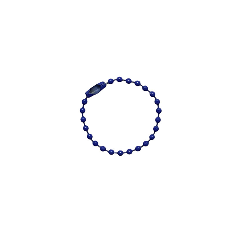 Fabricante en stock 10cm Cadena de cuentas de color Hecho A Mano DIY material clave etiqueta de la cadena redonda del grano de la cadena accesorios de la joyería