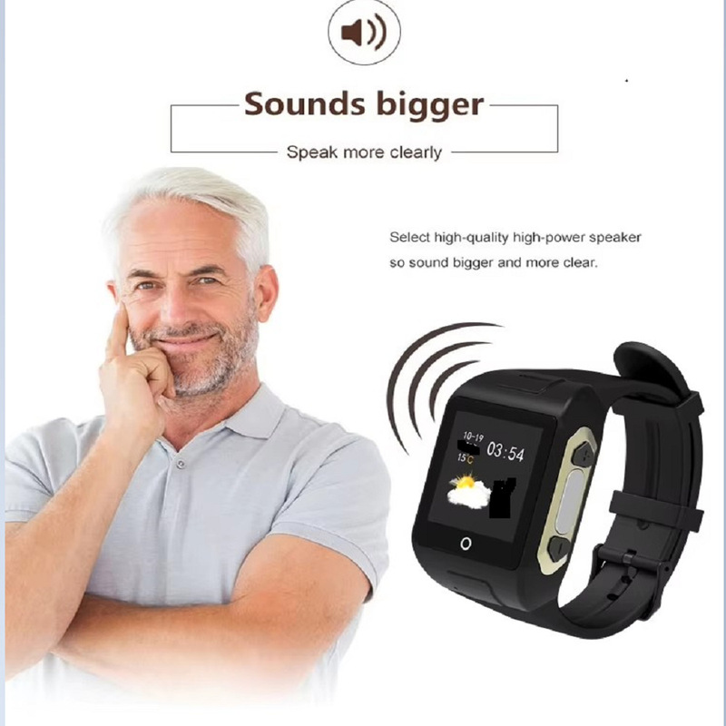 New Cross-Border Smart Watch for the Elderly, Smart Watch Sos Emergency Call, Fall Reminder, Two-Way Call Video