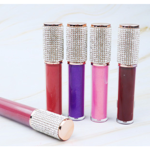 Foreign Trade Explosions 34 Color Pearlescent Lip Glaze Moisturizing Lip Oil Moisturizing Liquid Lip Gloss Neutral No LOGO Makeup Printable