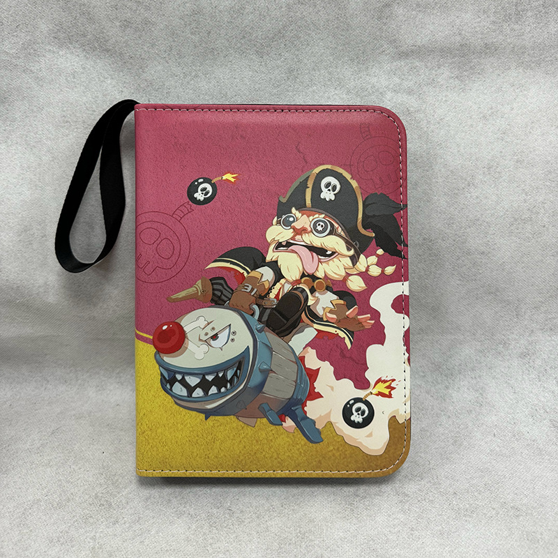 Nuevo paquete de tarjetas de Game King de Amazon, paquete de colección de tarjetas, bollos vacíos, fideos de cuero de PU, paquete de colección de libros de tarjetas de gran capacidad