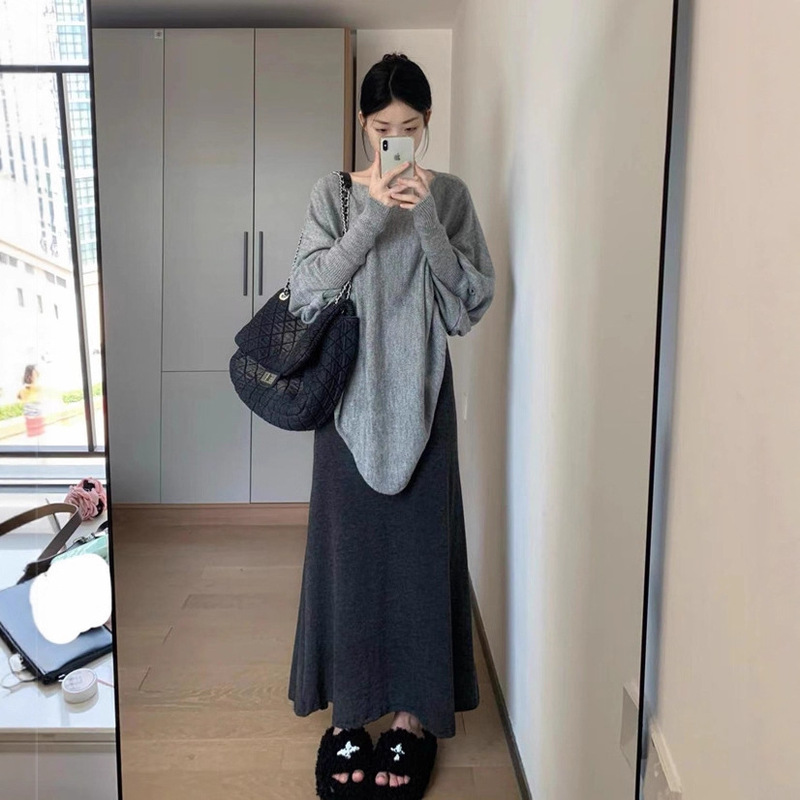 妊婦服の新型秋冬妊婦の不規則なプルオーバー|undefined