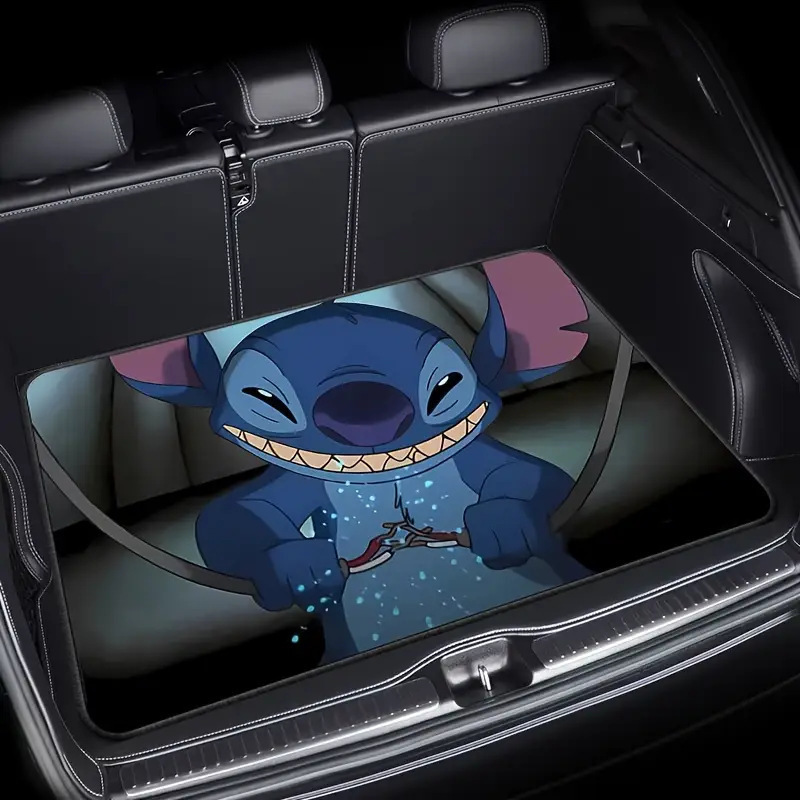 国境を越えた TEMU 漫画のかわいい車のマット、トランク、耐摩耗性、お手入れが簡単、汚れ防止、吸水性、防塵マット、在庫あり|undefined