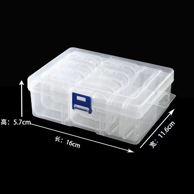 Storage box, small storage system, earrings, transparent plastic accessory