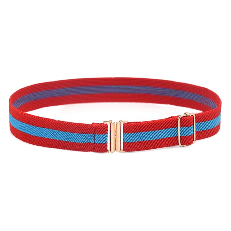 Banda elástica kindergarten lona niños y niñas entrenamiento militar niños estudiante cinturón elástico ancho de la correa 2,5 ajustable