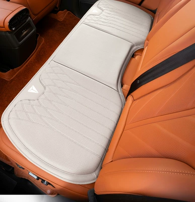 Car Cushion Lumbar — Waist support - type-b-off-white-dark-blue-rear-row-one