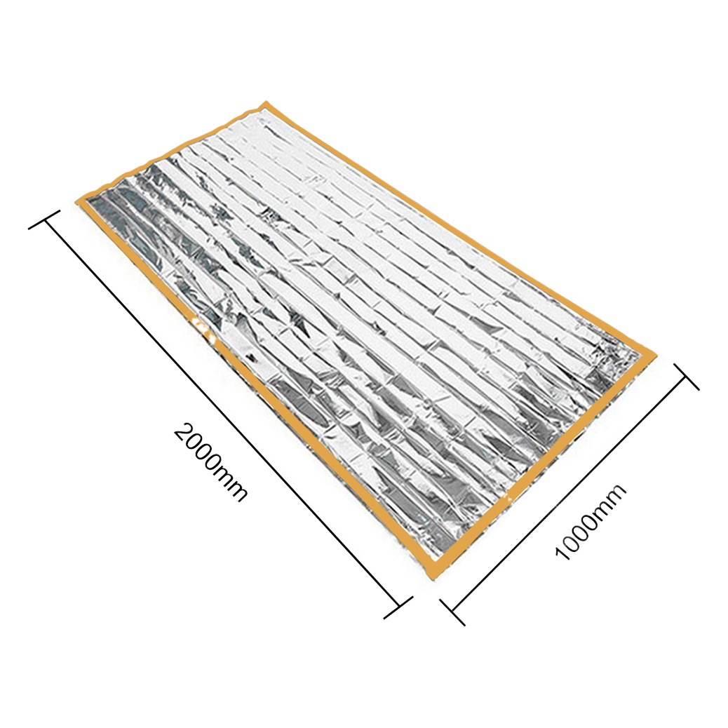 Al Aire Libre de emergencia de primeros auxilios saco de dormir aislamiento térmico salvavidas sobres saco de dormir suministros de protección de emergencia protector solar manta de primeros auxilios