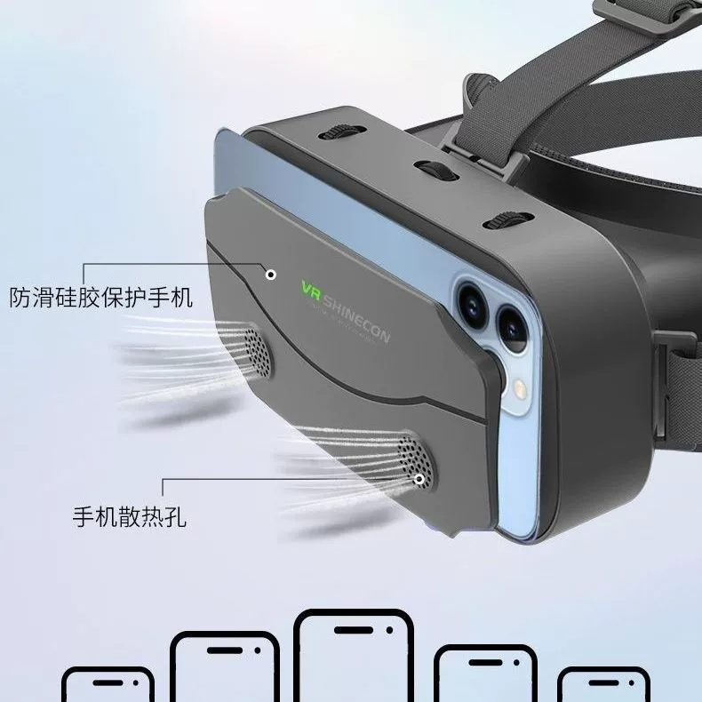 VR-очки виртуальная реальность для мобильных игр, 3D-очки, защита от синего света, подходят при миопии, модель VRGX7VR, панорамный обзор