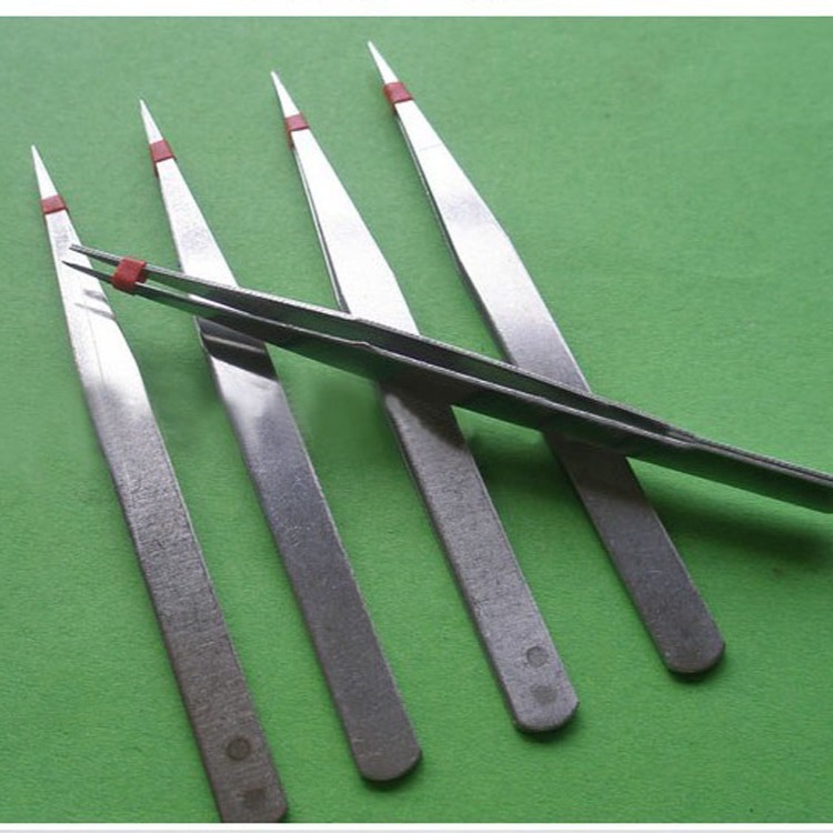 Z2215尖头不锈钢镊子 手工DIY专业工具 小尖头镊子 直头取钻夹子