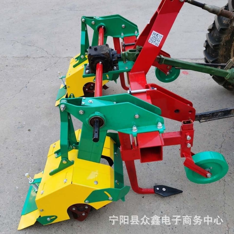 山西家用四轮车带除草机2行3行可选玉米谷子地里用锄草机松土机