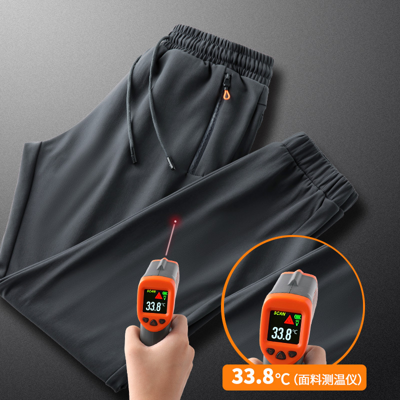 Men's Outdoor Waterproof Windproof Hiking Pants Leisure Trousers for Men Large Size Autumn and Winter Softshell Warm Pants Wholesale