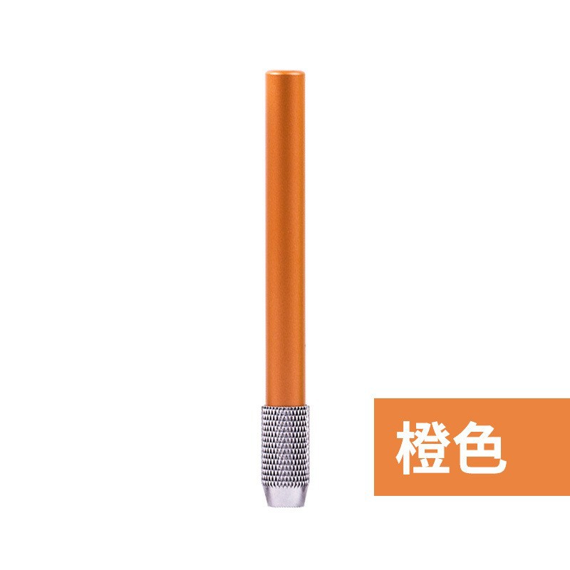 Venta al por mayor de color de metal de varilla de una sola cabeza extensor de lápiz dispositivo de alargamiento de lápiz conector de la pluma cepillo de varilla de alargamiento