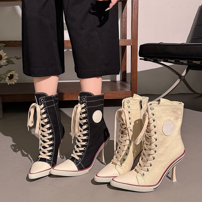 Unique Pointed Toe Pleated High-Heeled Long Boots for Women, 2026 Autumn Thin Heel Stacked Boots, Over-the-Knee Women's High-Heeled Boots Unique Pointed Toe Pleated High-Heeled Long Boots for Women, 2026 Autumn Thin Heel Stacked Boots, Over-the-Knee Women's High-Heeled Boots