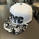 Hat Men's Flat Hat American Fashion Spring and Summer Black and White Board Hat Hip-hop Hat Women's Couple Baseball Cap Autumn