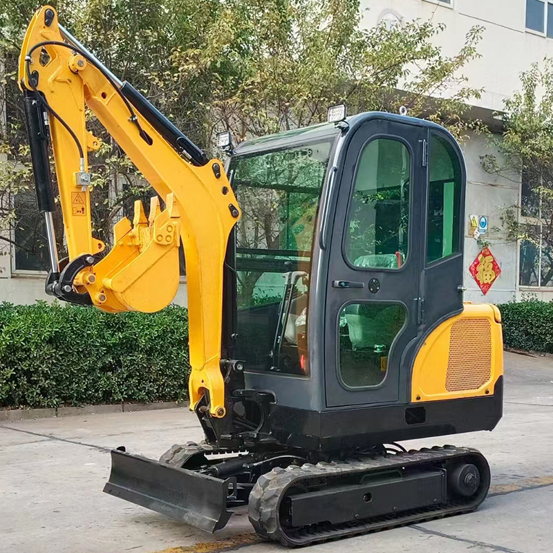 ingeniería pequeña excavadora doméstica pequeña excavadora multifuncional todo terreno zanja gancho tipo rastreo