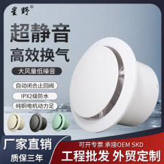 メーカー卸売りショーウインドー式排気ファン静音浴室キノコヘッド排気ファントイレ壁換気扇防水