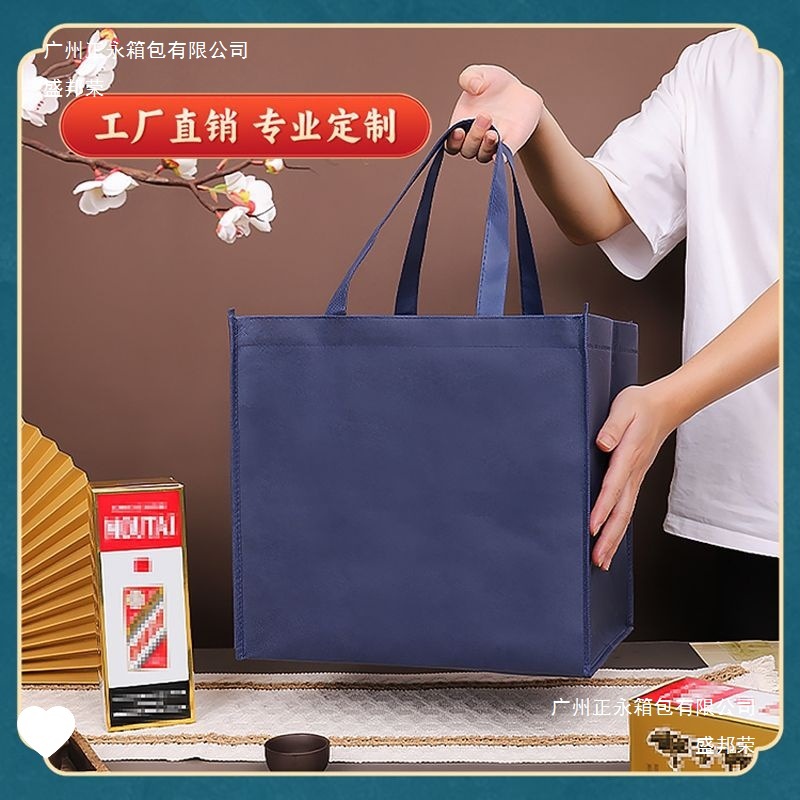 【包邮】洋酒白酒礼品袋拉链手提袋大容量袋便携节日伴手