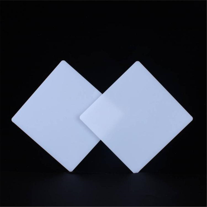 厂家供应耐力板乳白色PC单面磨砂光扩散板亚克力扩散均光板耐力板