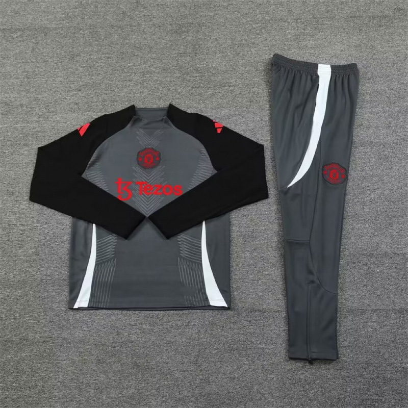 Jugadores fanáticos trajes de entrenamiento de mangas largas Real Madrid trajes de adultos Barcelona Arsenal camiseta de medio tracción Manchester City Juve image 42