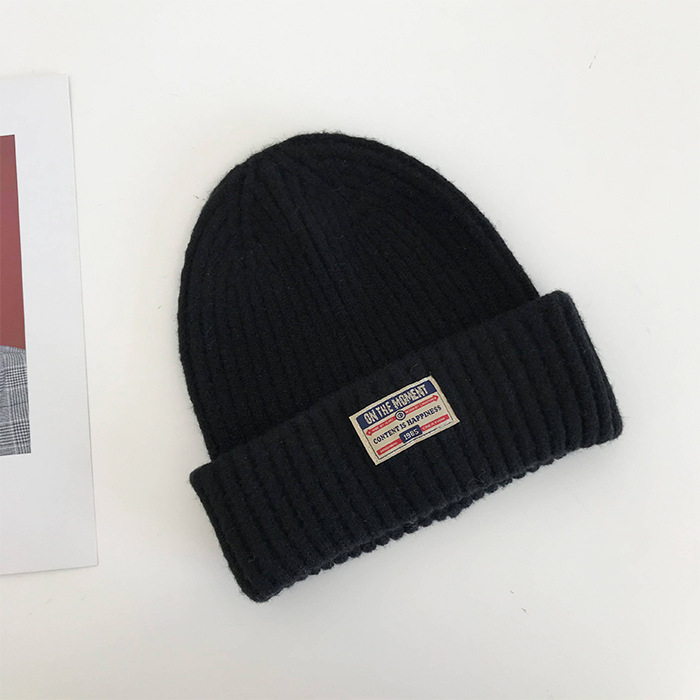 Novo chapéu de inverno masculino coreano de malha para proteção auricular quente de inverno 2023, versátil chapéu de estudante para mulheres_voghion.com