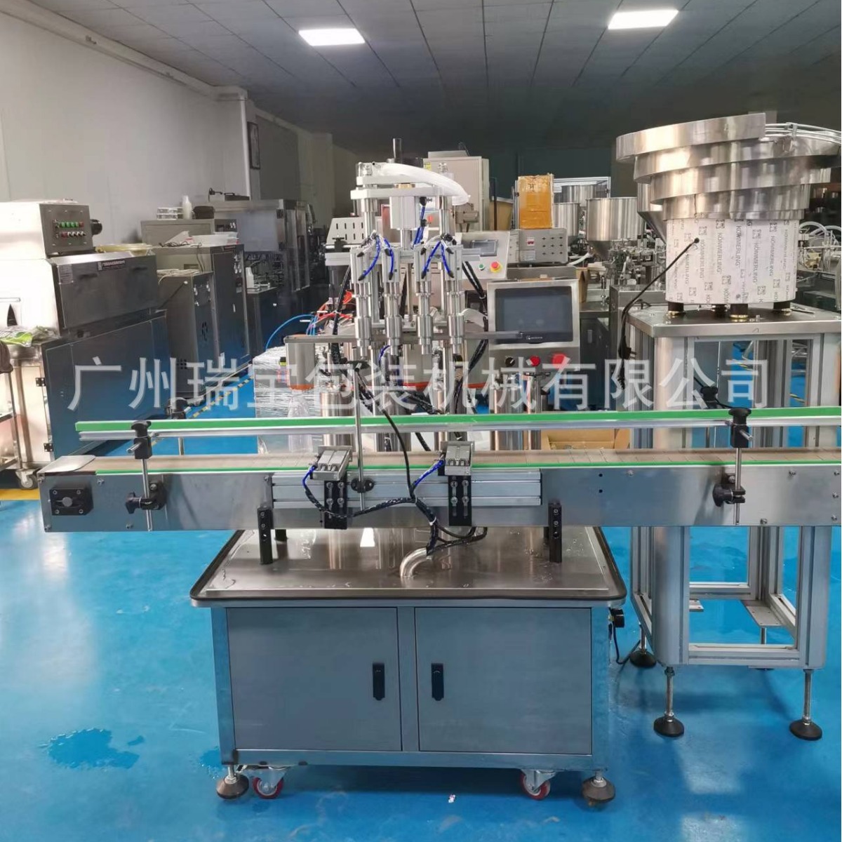 全自动果汁花生油灌装机半流体定量灌装机 自吸4头橙汁饮料灌装线