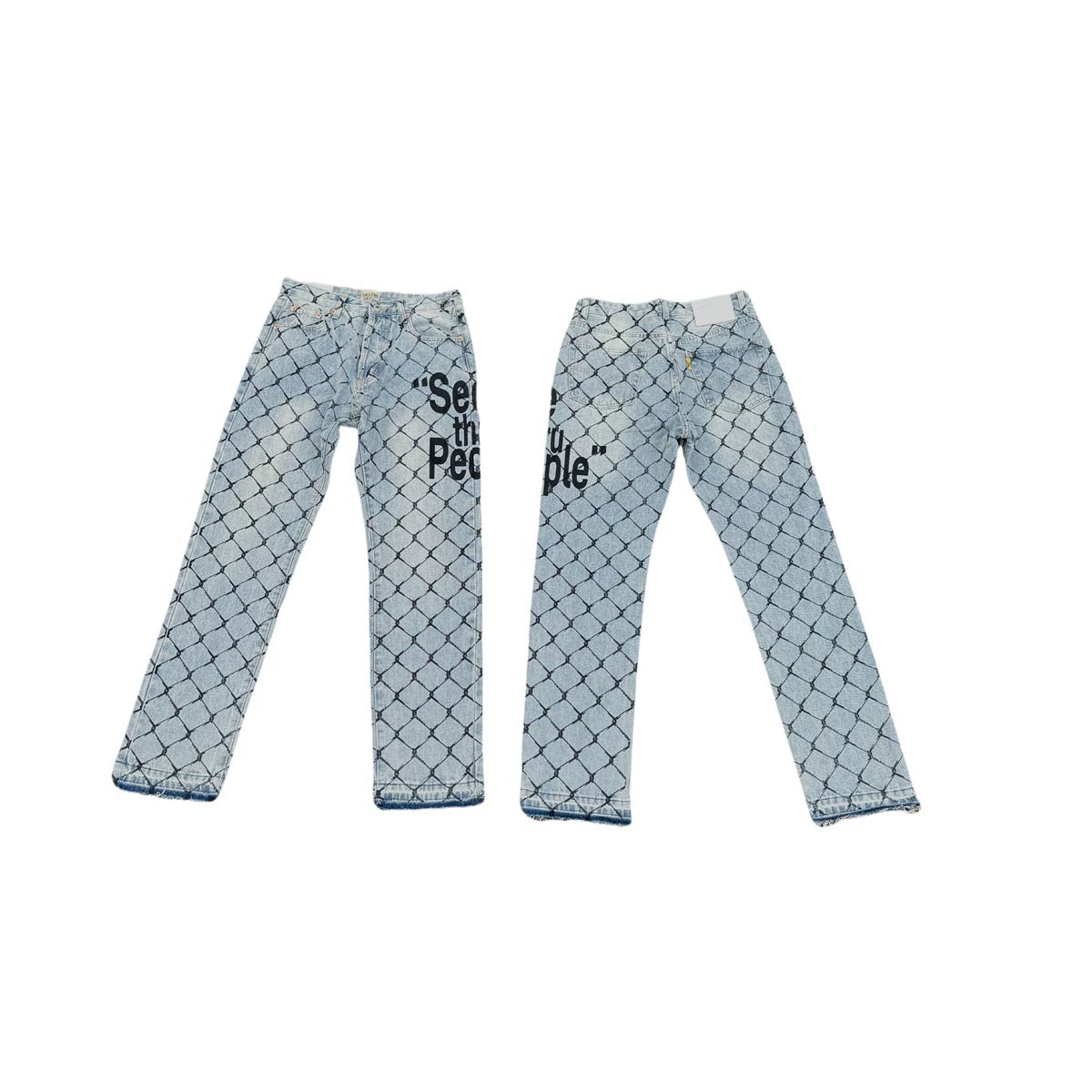 Голова мегапон? Поясняю: Megaphone, jeans for leisure, trousers, graffiti, oversize