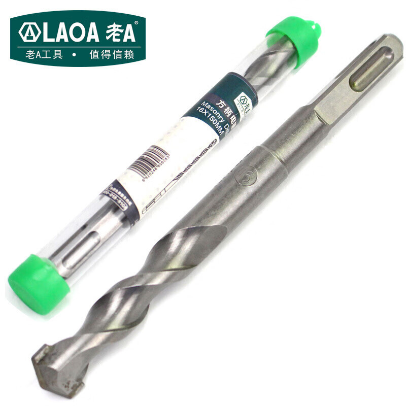 老A(LAOA)6*150mm方柄电锤钻头四坑冲击钻头套装 LA160615-S