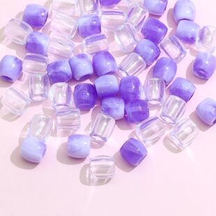 11*12 Amazon Hot Selling Decoration Hairbeads Dreadlocks Large Hole Beads Multi-Colorful Ready-Made Colorful Beads