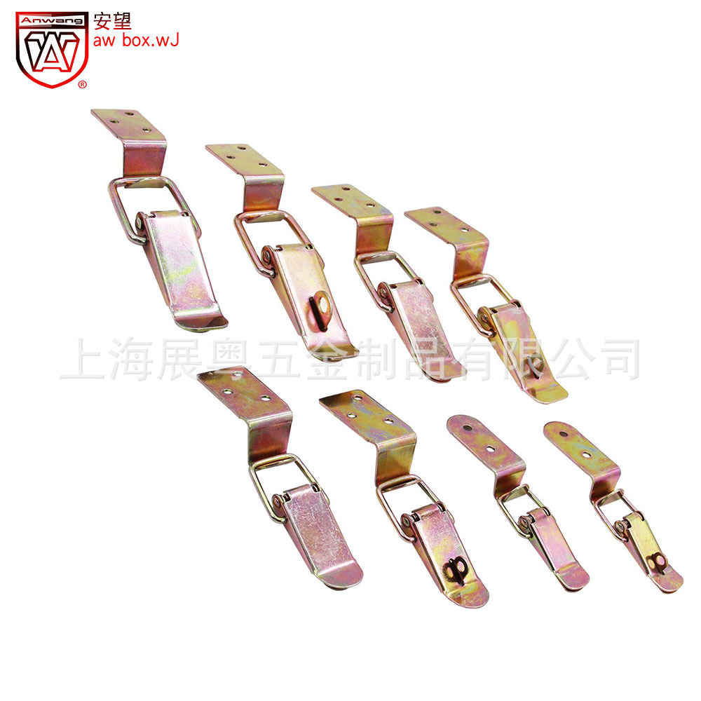 AW Anwang 304 acero inoxidable hebilla 002 bloqueo hebilla caja de llave boca de pato hebilla de resorte hebilla caja de bolsa