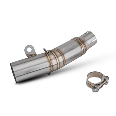 Motorcycle Modified Exhaust Pipe Connected: Motorcycle exhaust pipe