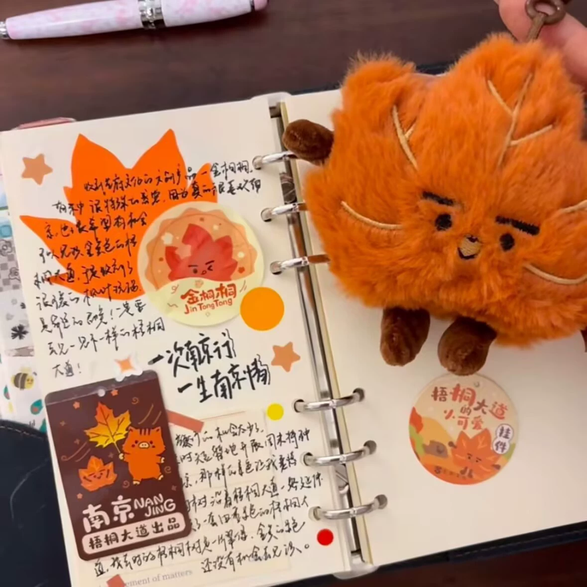 Cute plush keychain, backpack accessory, doll