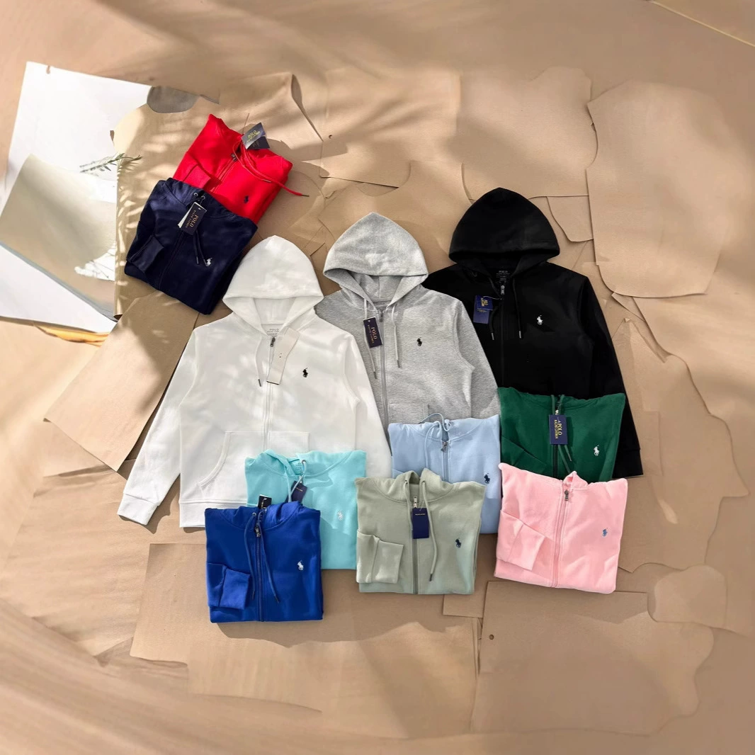 Мужская и женская толстовка с капюшоном, вышитым логотипом Laff RL, однотонная, для трансграничной торговли