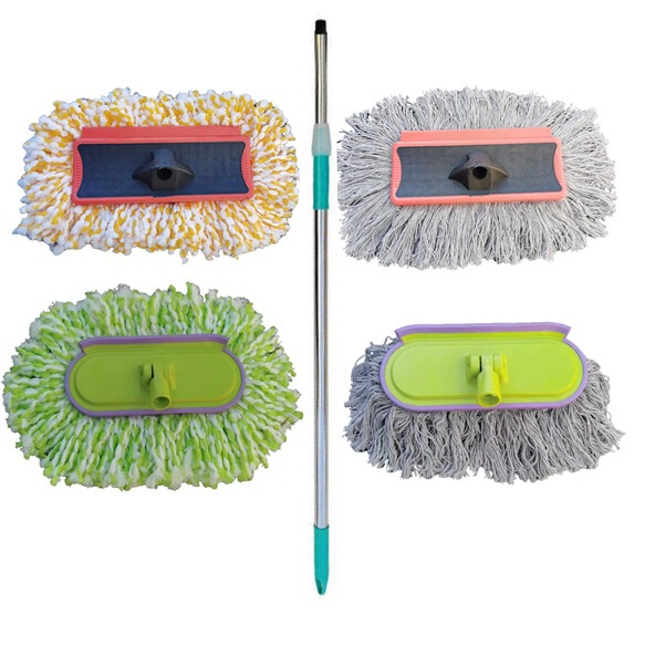 Car Wash Mop, Car Wash Brush, Stainless Steel Telescopic Mop, Large Truck Soft-Bristle Cleaning Tool