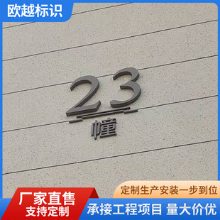 小区楼栋牌幢号牌单元牌门号牌楼层号地产标识房产复古标牌-阿里巴巴